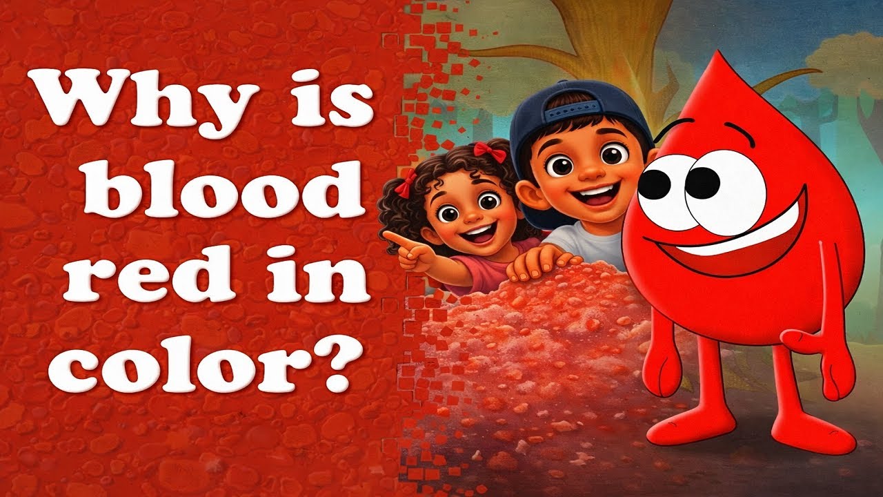 Why Is Our Blood Red? 🤔🩸#kids #science #education #children #questionquestkids