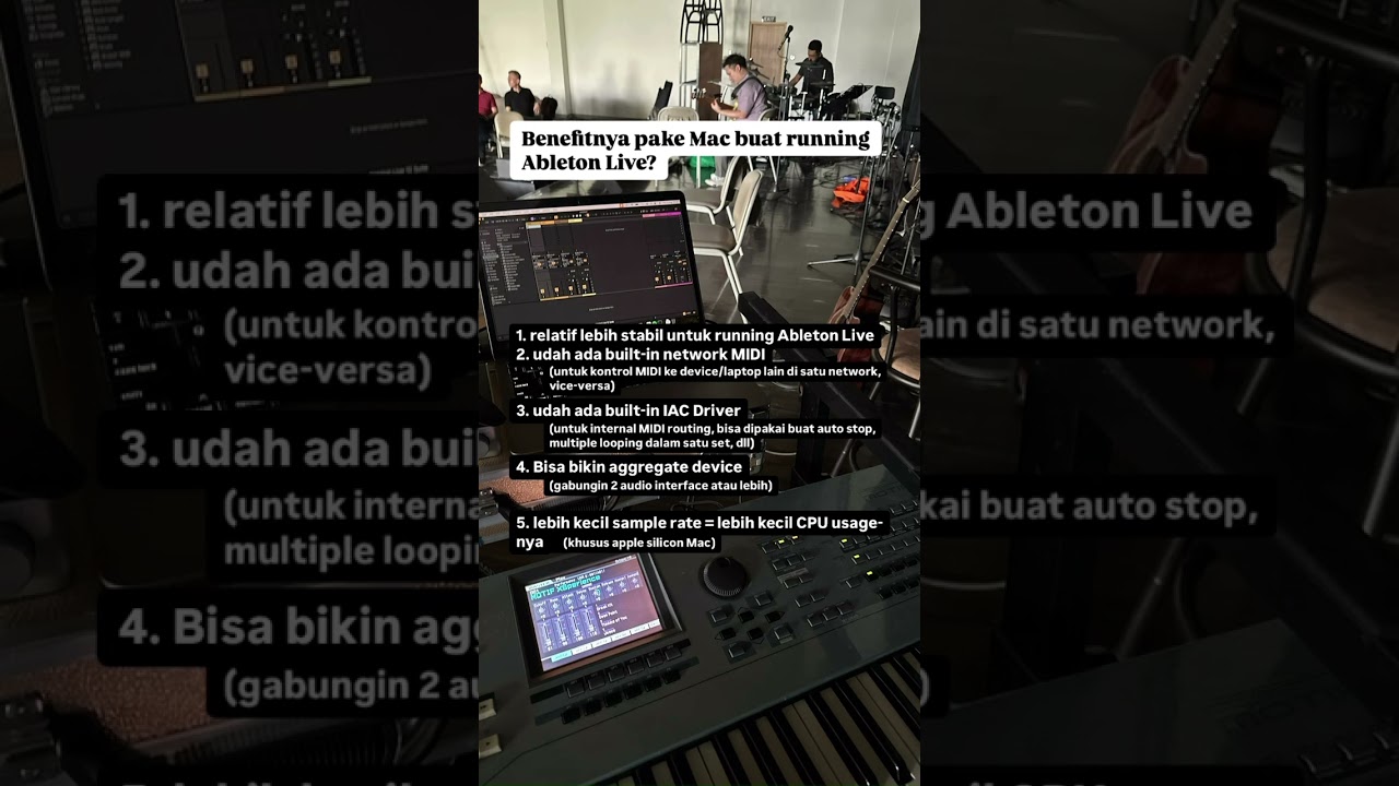 Benefit pake Mac buat running Ableton Live