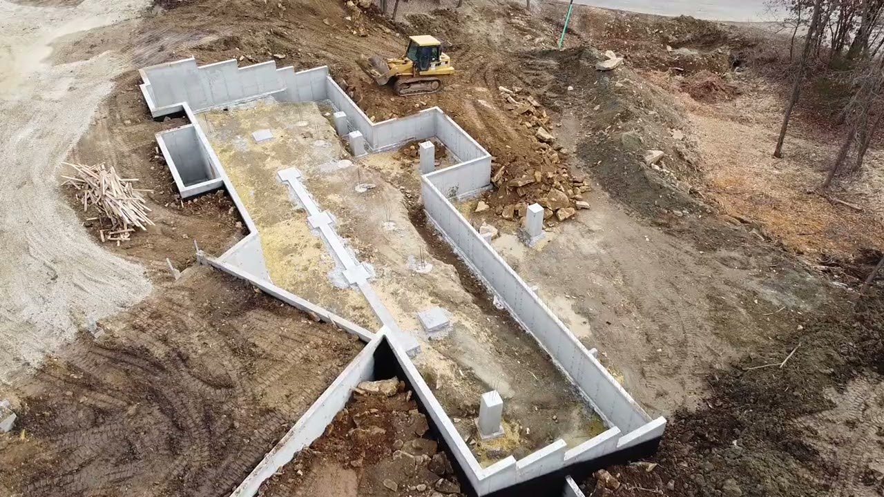 Backfill and rough grade A