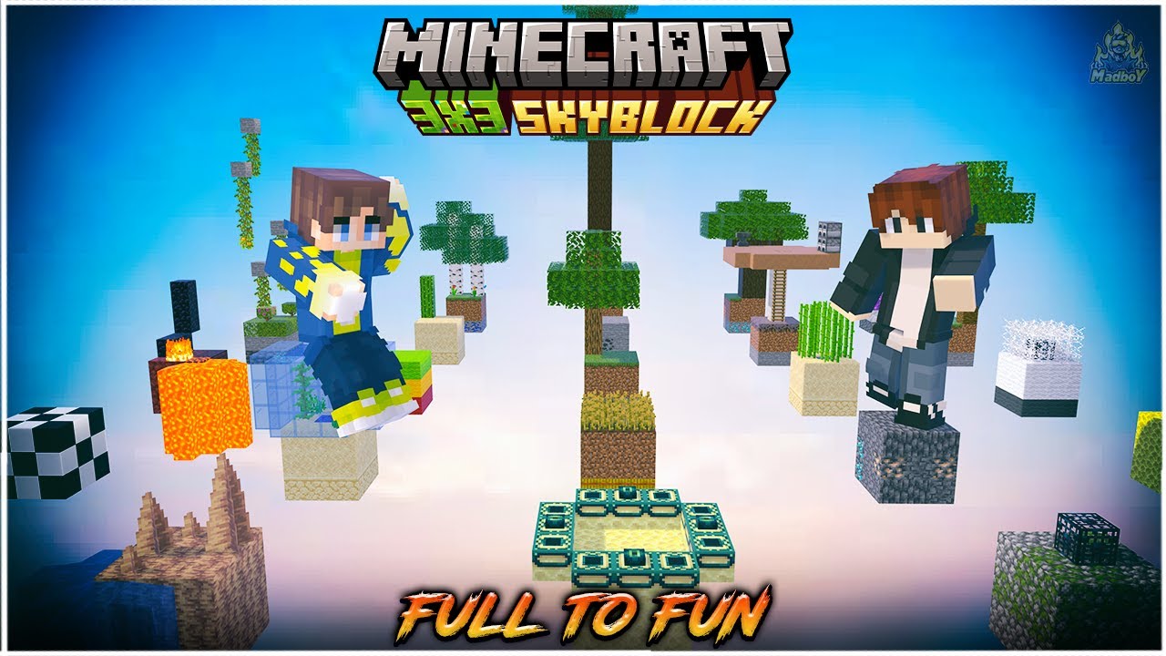 3x3 SKYBLOCK is FUN 😂 | Minecraft in Telugu | Maddy Telugu Gamer