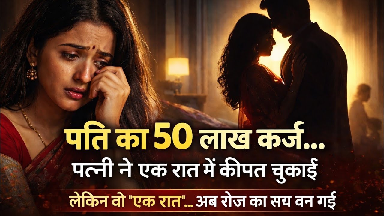  एक रात की कीमत | पति के 50 लाख के कर्ज की दर्दनाक सच्चाई | Emotional Story | Husband Wife Story 