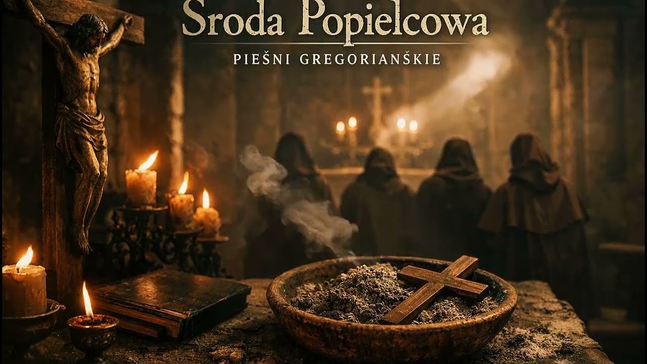 ŚRODA POPIELCOWA ✝️ Pieśni Gregoriańskie | Śpiew Benedyktynów | Chorał Gregoriański na Wielki Post