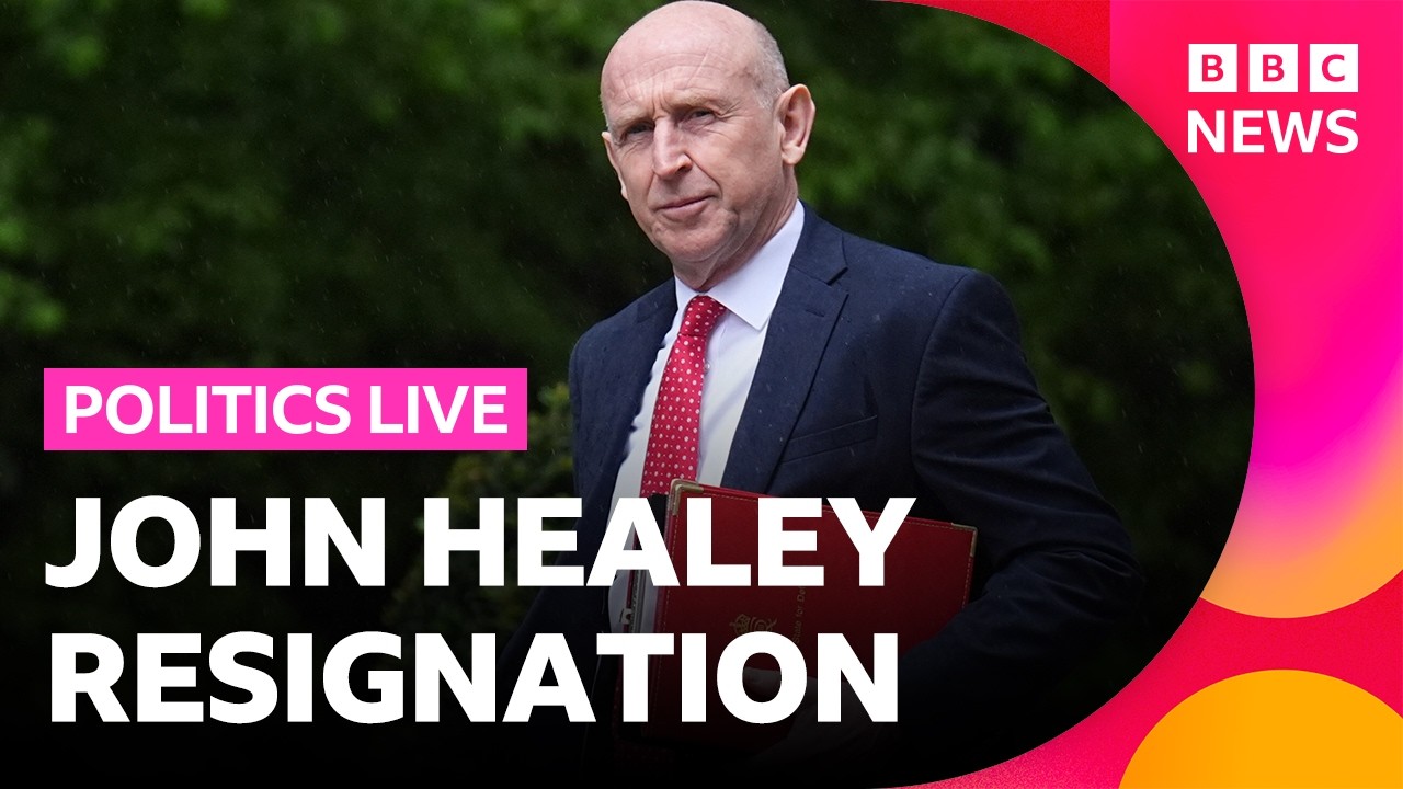 John Healey resigns as defence secretary from Keir Starmer's government | BBC Politics Live