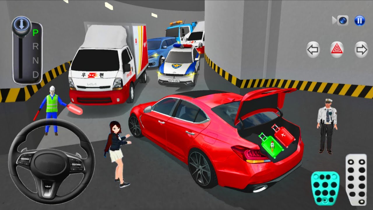 New Red Mercedes G63 Stuck in Parking Garage🚘🚧 3D Driving Class 2025 - Android Gameplay Car Games