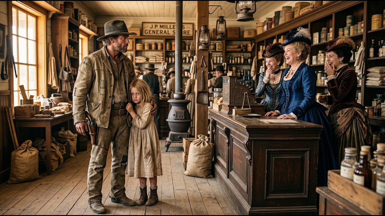 They Laughed at the Poor Cowboy and His Daughter — Until the Richest Woman in Town Walked In