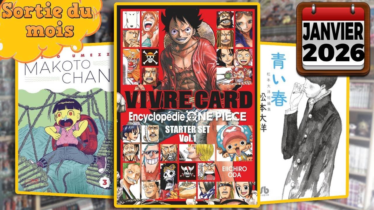 Sorties du mois de JANVIER 2026 (manga et collector)