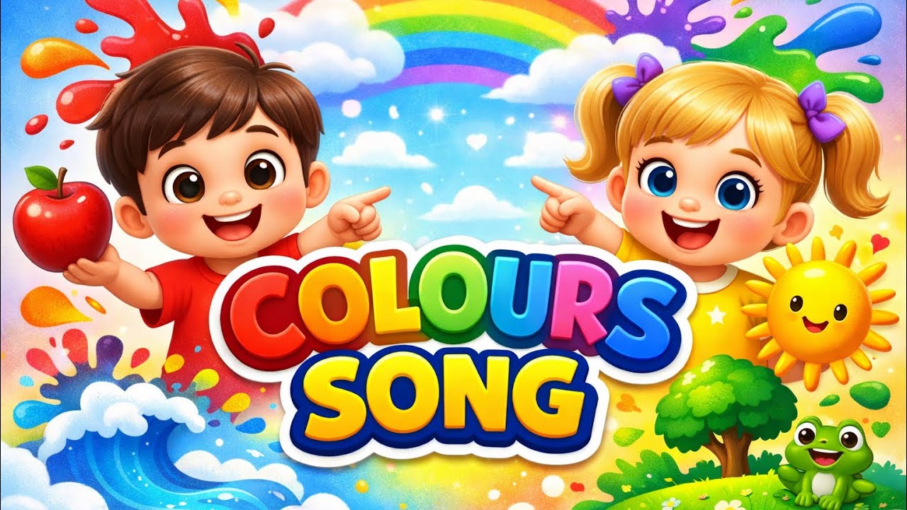 Learn Colour || Colours Song for Kids🎨|Toddler Song And Nursery Rhymes | 