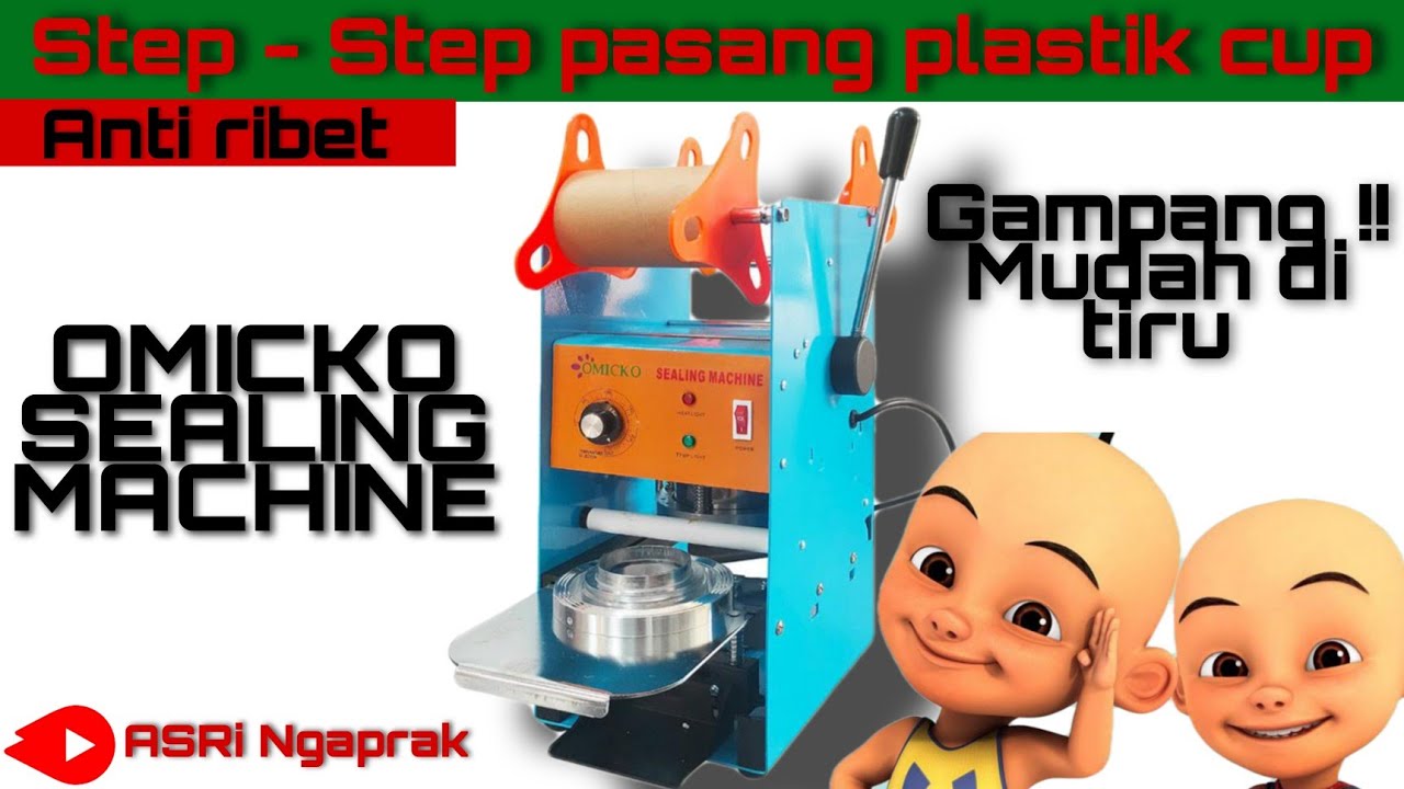 CARA MEMASANG PLASTIK CUP DI MESIN MERK OMICKO