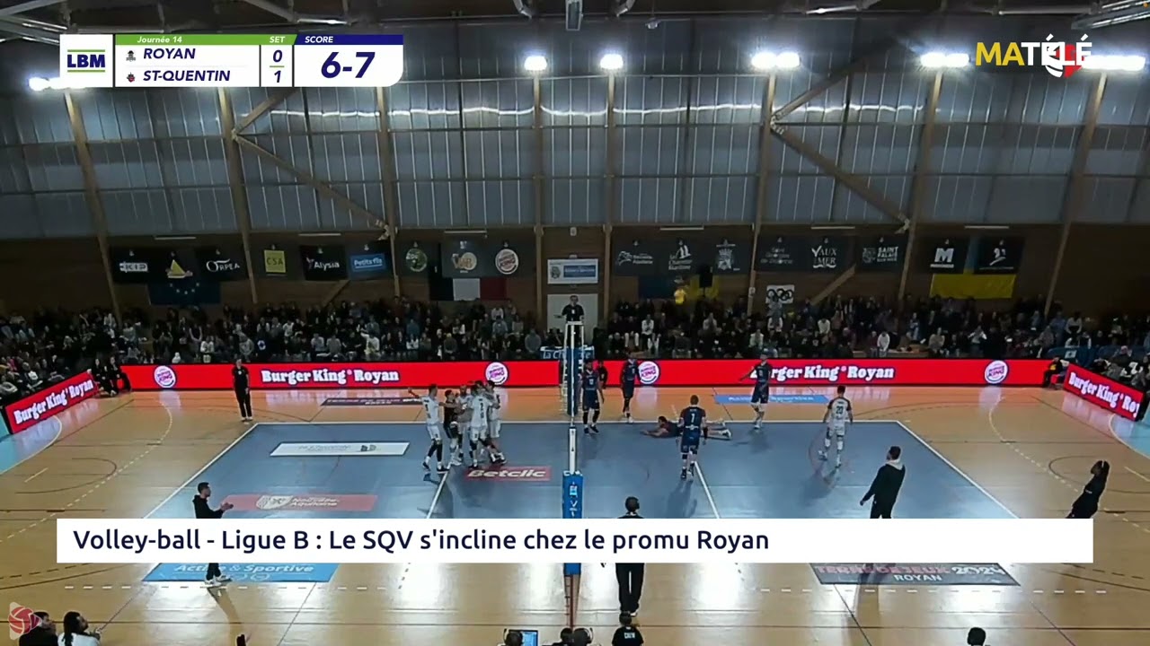 Volley-ball - Ligue B : Le SQV s'incline chez le promu Royan