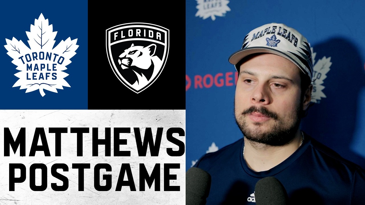 Auston Matthews | Post Game at Florida Panthers | February 26, 2026
