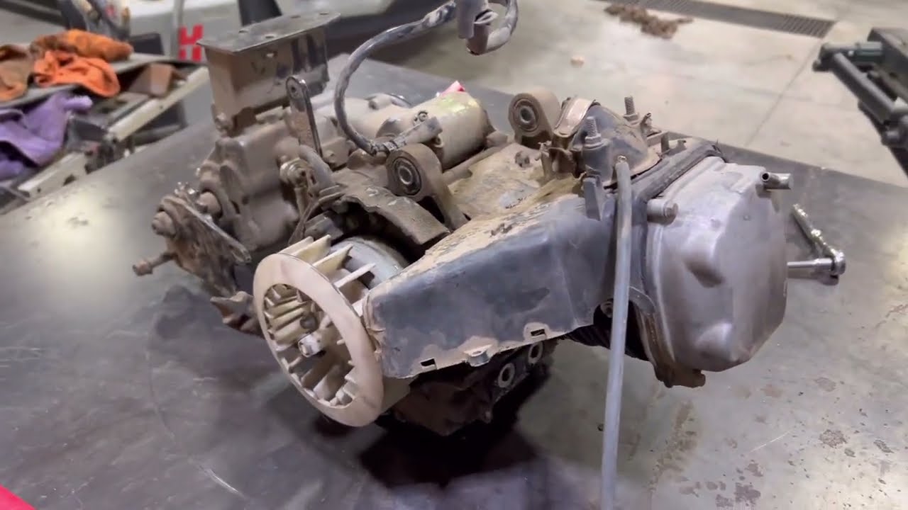 GY6 Engine Teardown, Burning Oil