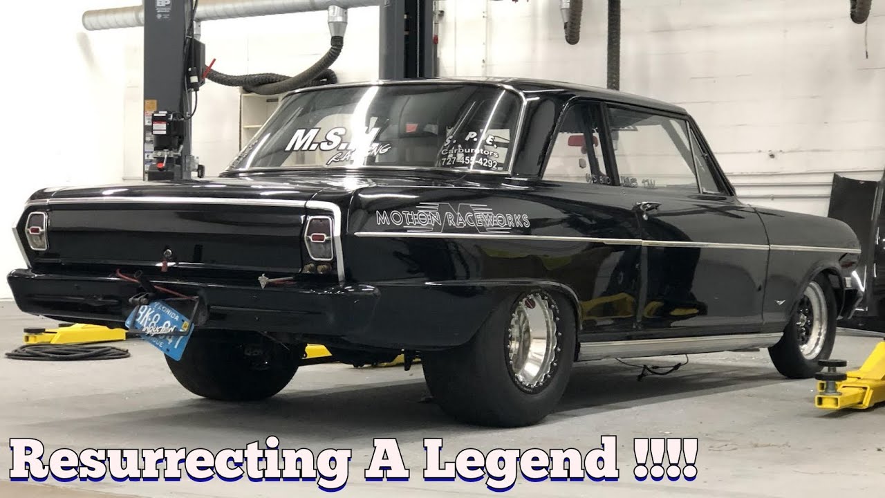 Firing Up Jack Stand Jimmy's Nova !!!