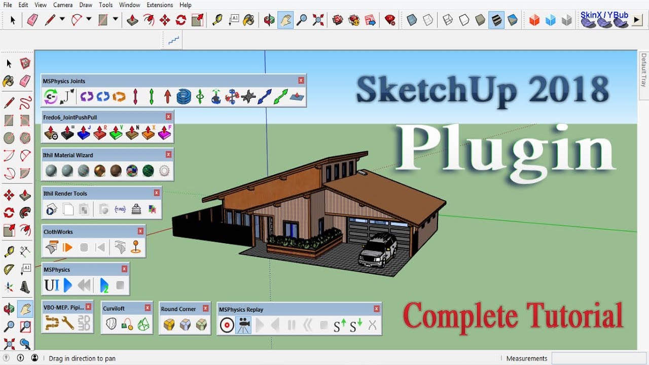 SketchUp 2018 Plugin Installation full tutorial.