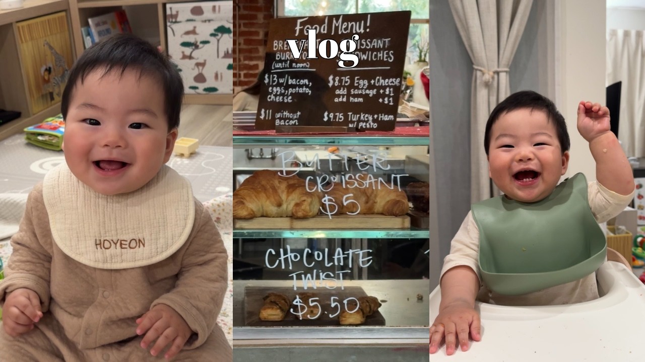 [🇺🇸 vlog] #151 Late winter vlog | 8 to 9-month-old memories | I crawl now!