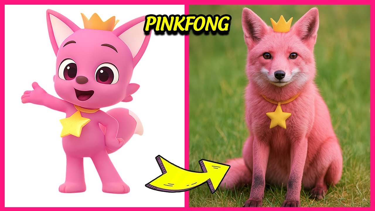 Персонажи Pinkfong Wonderstar в РЕАЛЬНОЙ ЖИЗНИ! | 🎬 Любимые фильмы, еда 🍕 и многое другое | Хоги,...
