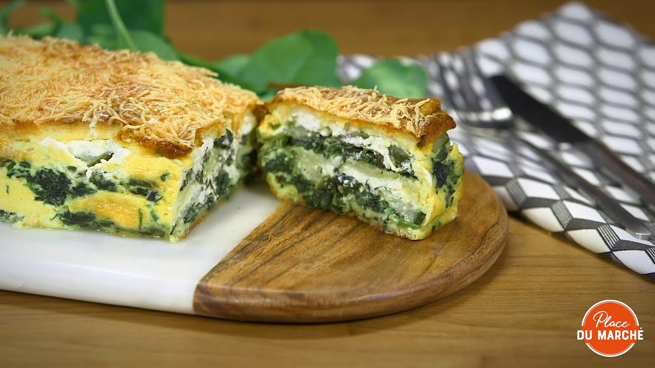 Recette : Croque cake green végétarien