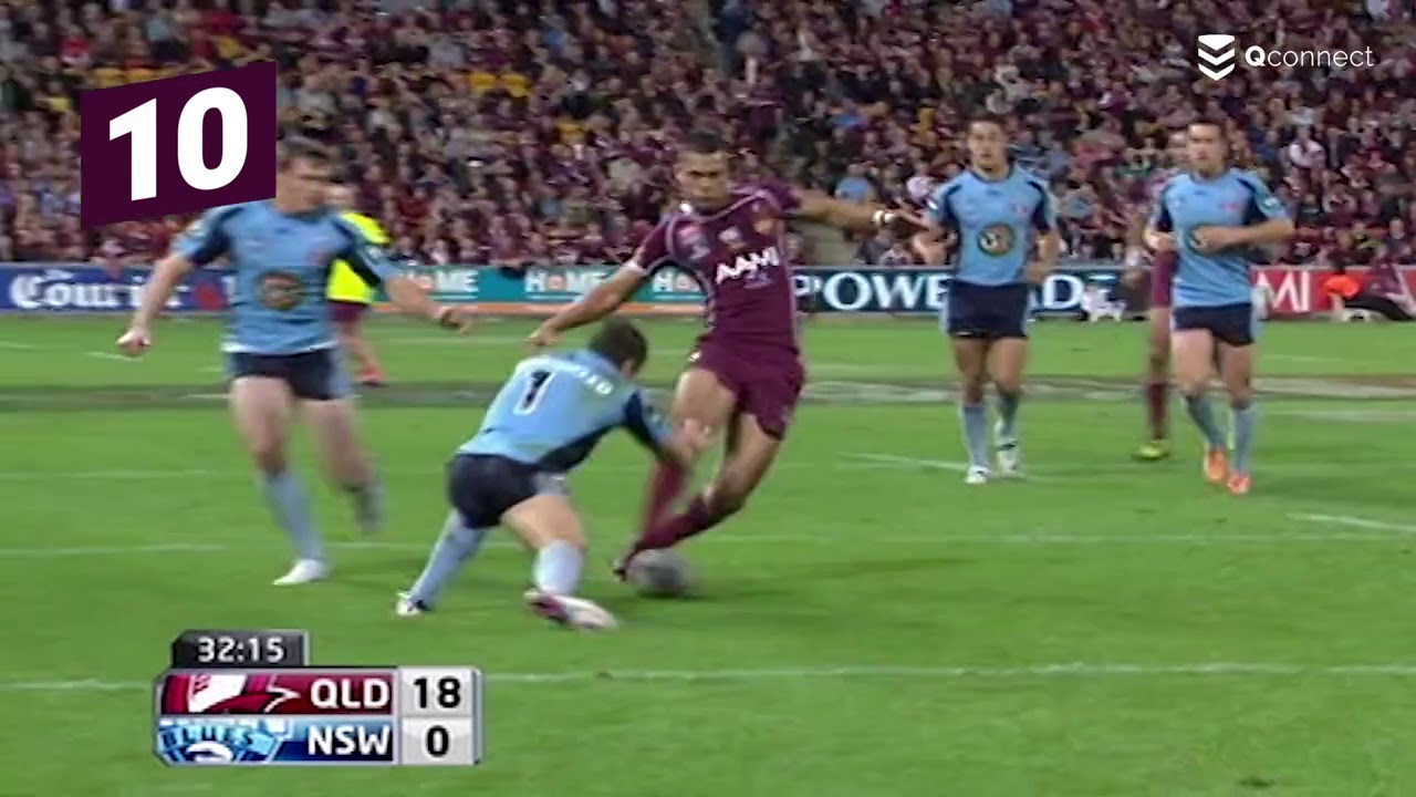 Queensland Maroons - Top 10 tries.