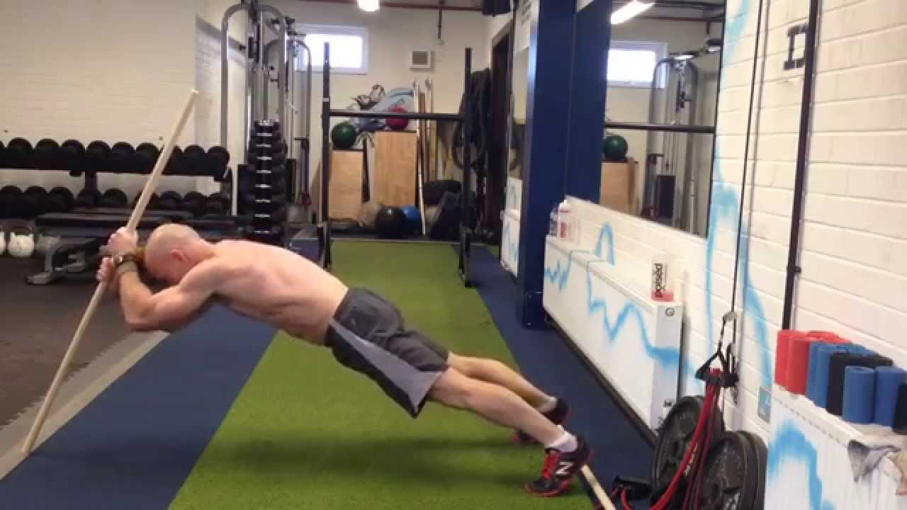 NO GYM- USE A STICK