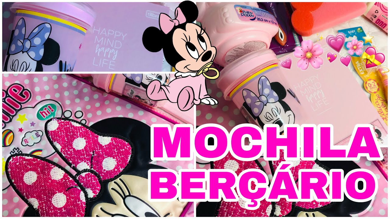 O QUE LEVAR NA MOCHILA DA CRECHE | MOSTREI  AS COMPRINHAS 😍