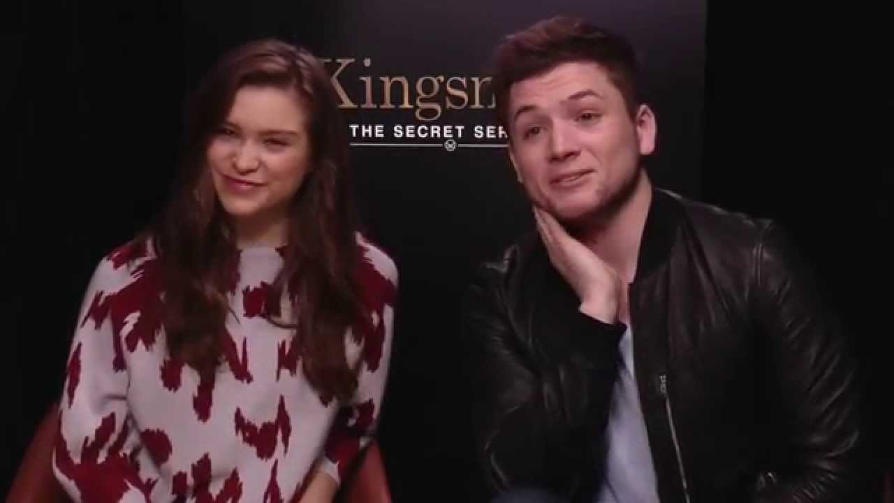 Taron Egerton and Sophie Cookson interview for 