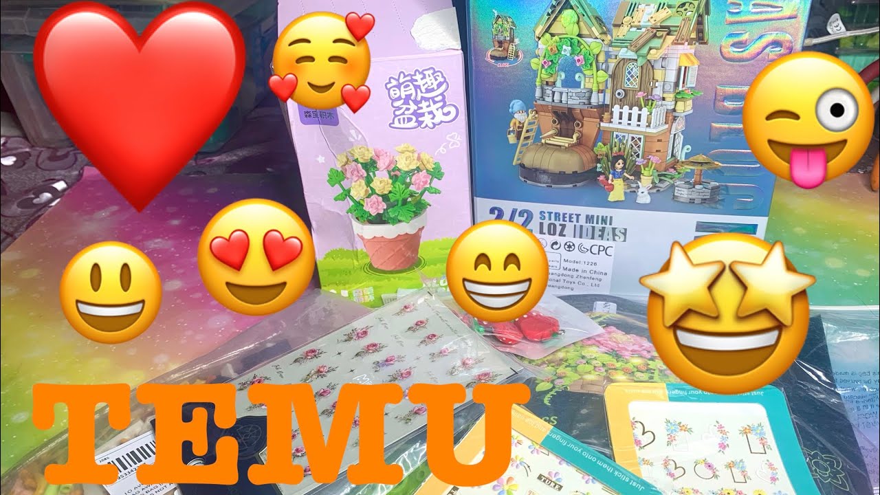 Acquisti creativi e non da Temu !!! Oddio sono stupendi 😍🤩😍