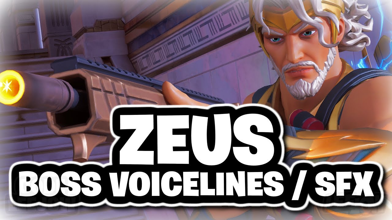 Fortnite Zeus Boss Voicelines - SFX / Voice (Chapter 5 Season 2)