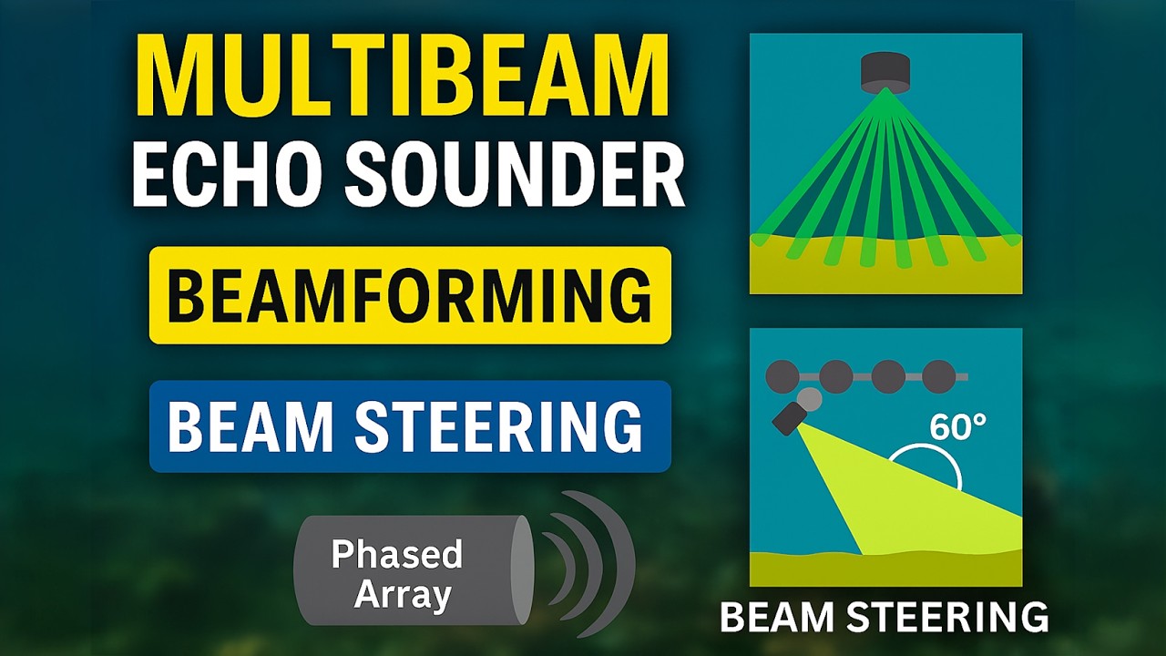 Multibeam Echo Sounder Explained | Beamforming, Swath Width, Beam Steering & Survey Tips