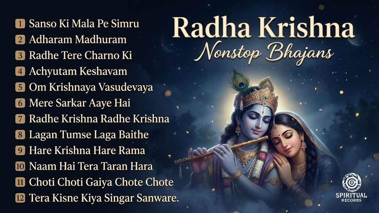 11 Nonstop Radha Krishna Bhajans 2025 | Peaceful Morning Bhakti Songs for Inner Peace