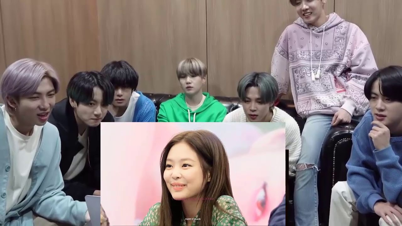 BTS reaction to JENNIE [Blackpink] Cute Funny Monmen 😍😍😍