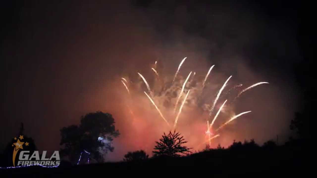 Wedding Fireworks - a pyromusical display by Gala Fireworks