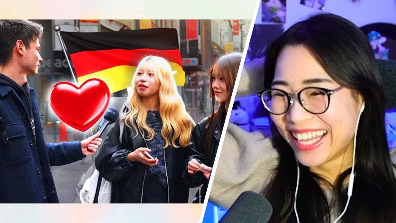 Japanerin reagiert auf 