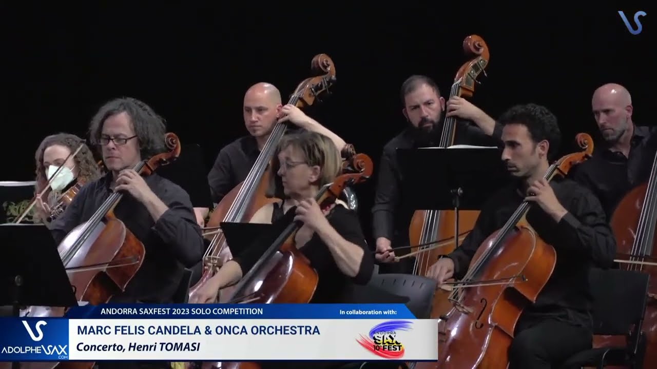 Concerto for Saxo and Orchestra by Henri Tomasi.  Marc Felis Candela. ONCA. Àlex Sansó, conductor