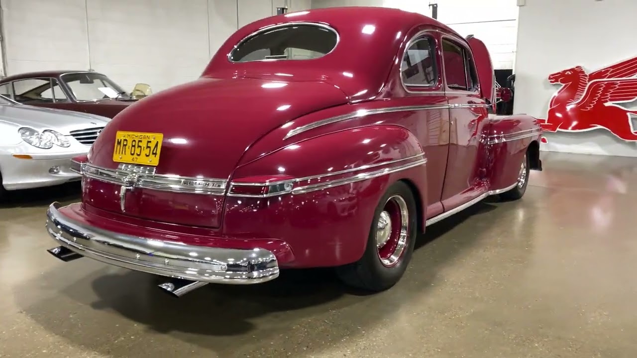 1947 Mercury Eight in Red