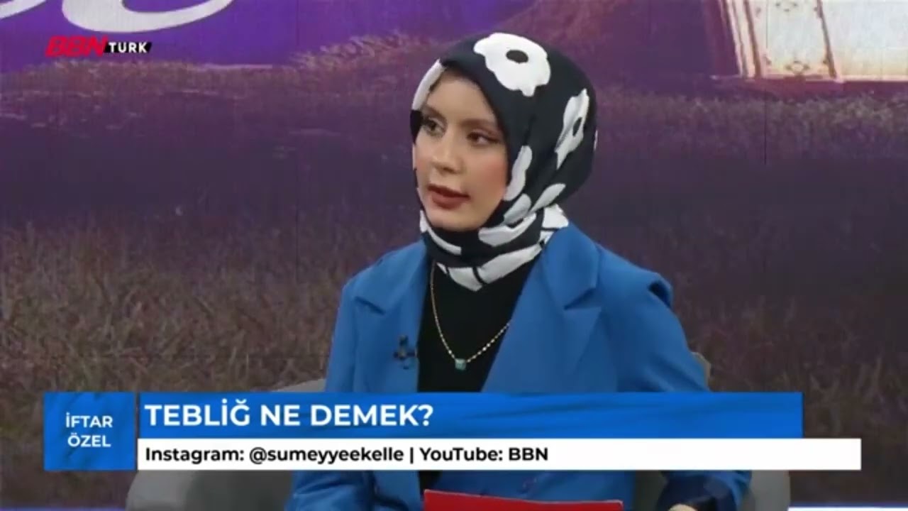Okul Müdürümüz Abdulbaki Murat'ın Peygamber Efendimizin Tebliğ Metodu konulu TV programı