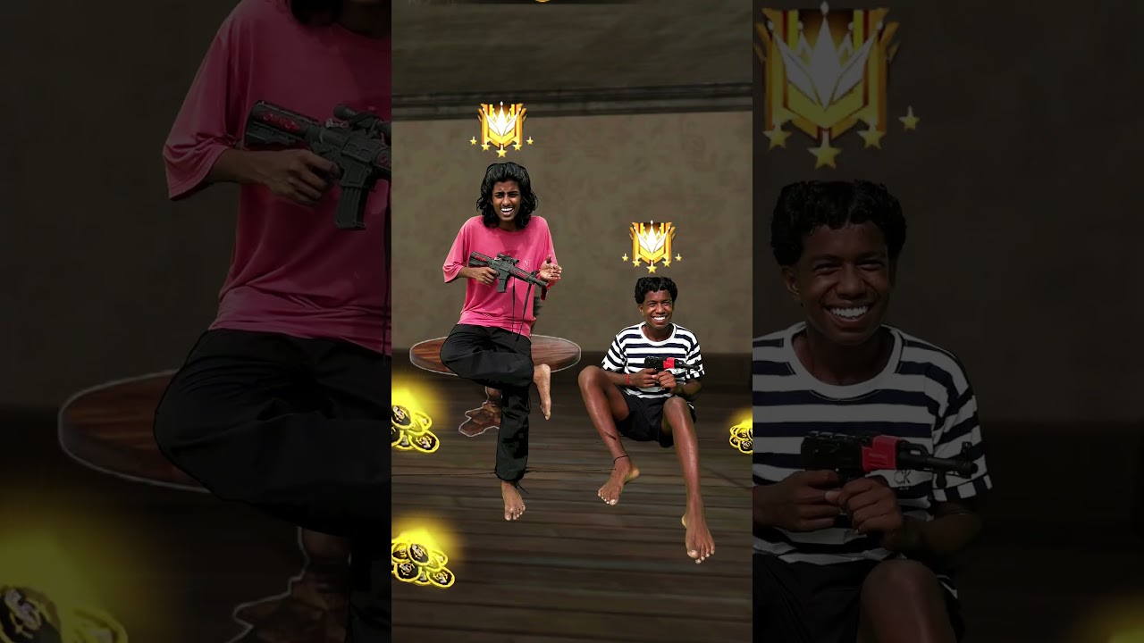 Real Life Noob in free fire 🔥 