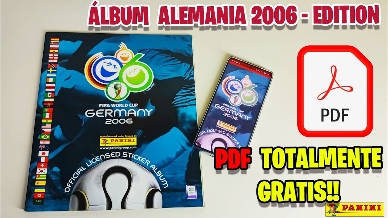 Álbum Alemania 2006 de Panini: PDF GRATIS 100% COMPLETO (Android y iOS)