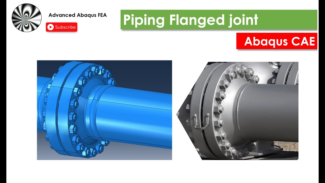 Abaqus CAE - Piping flanged joint