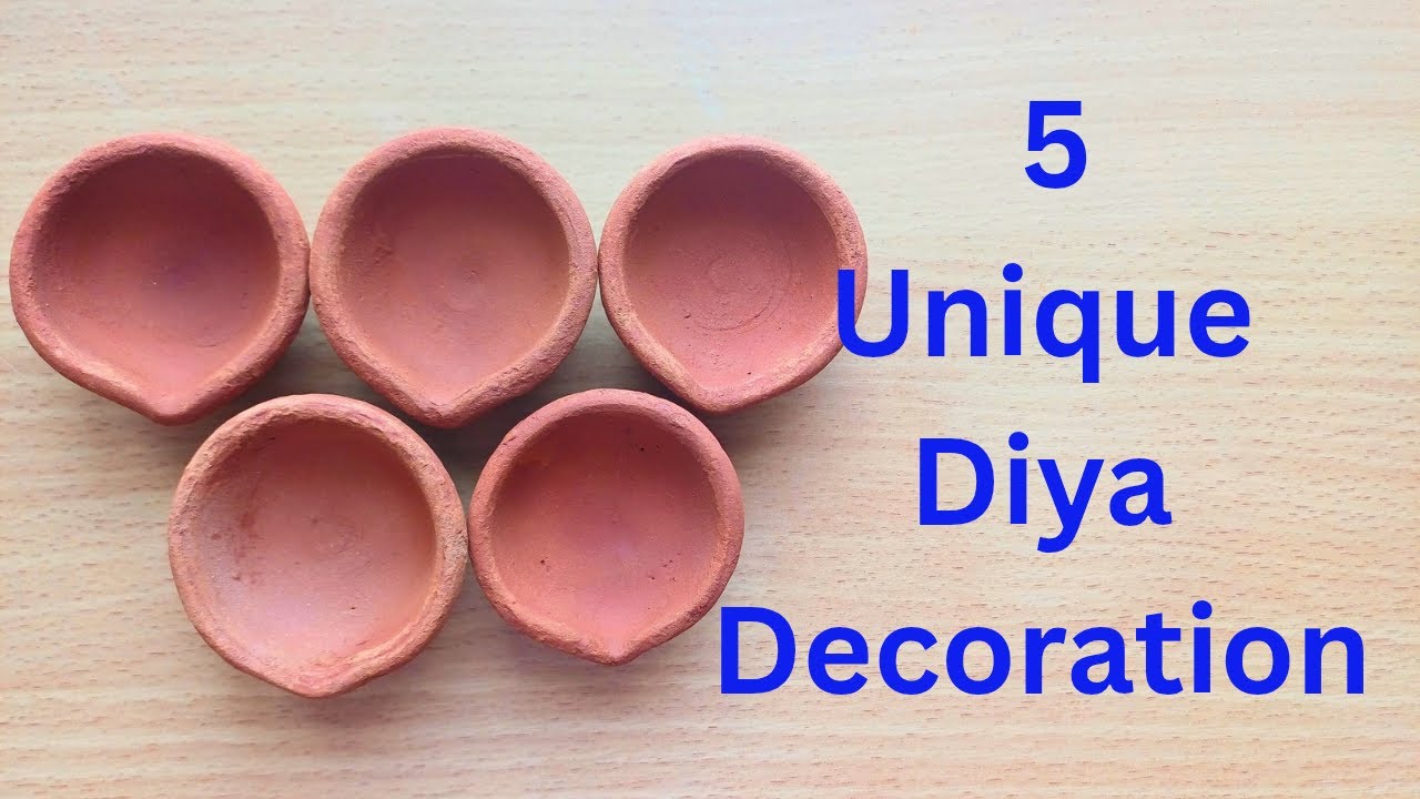 5 unique diya decoration ideas | School prize winning Diya painting | diwali decoration ideas