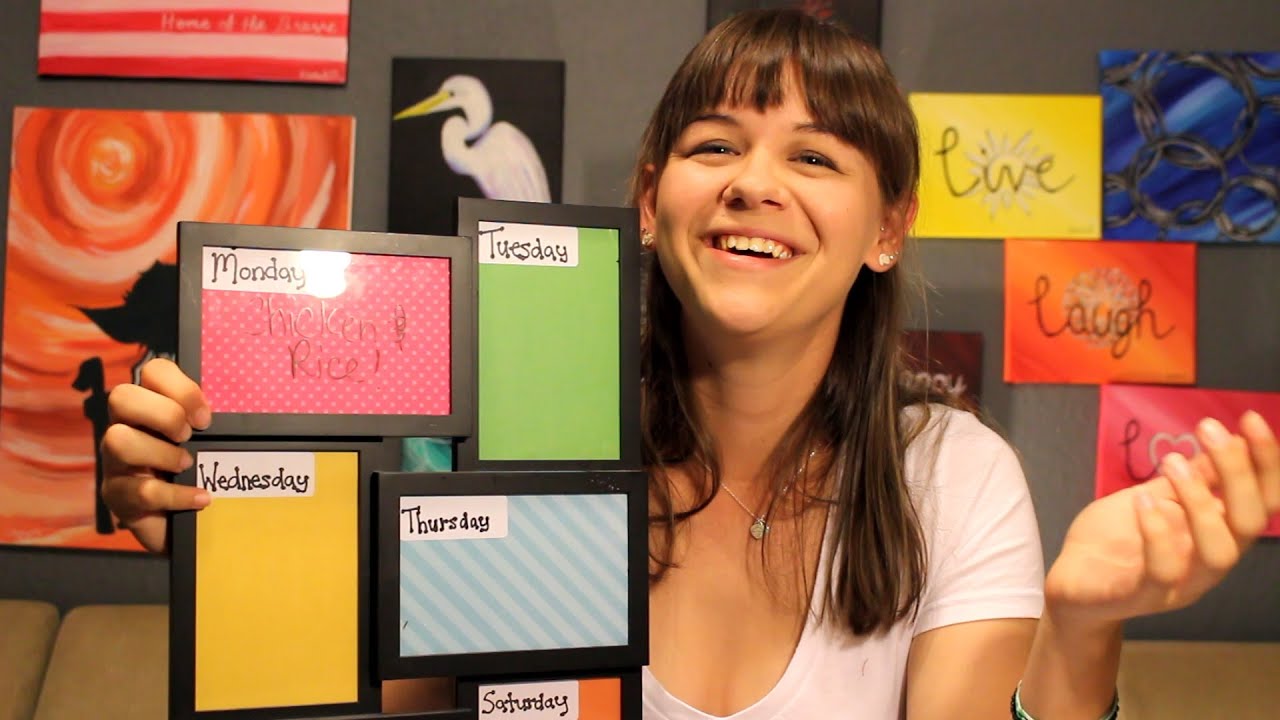 Do-it-Yourself Weekly Wall Planner