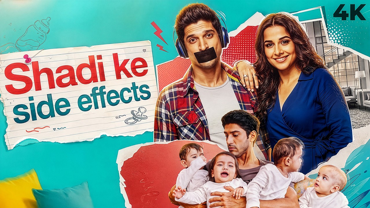Farhan Akhtar's Bollywood Comedy SHAADI KE SIDE EFFECTS 2014 Full Movie 4K | Vidya Balan Romance