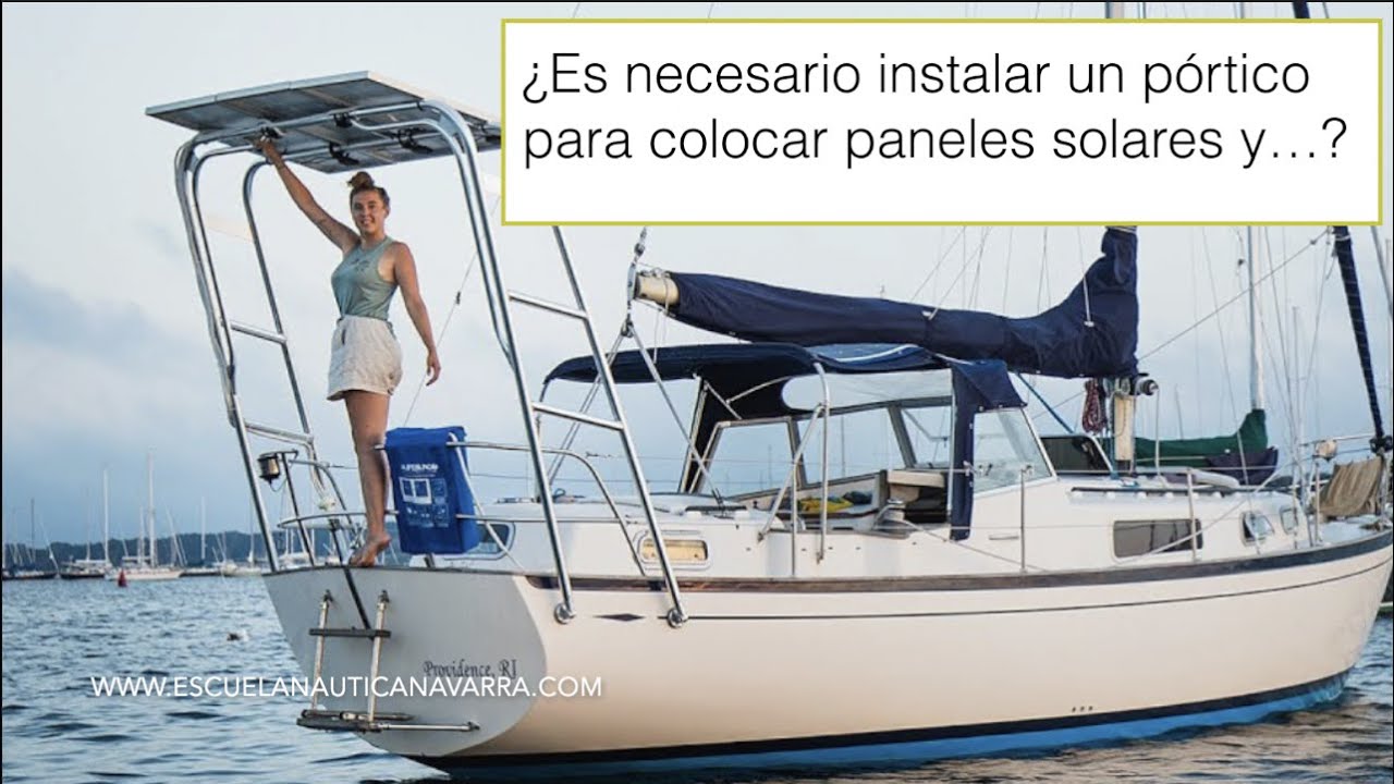 ¿Es necesario instalar un pórtico para paneles solares y...?