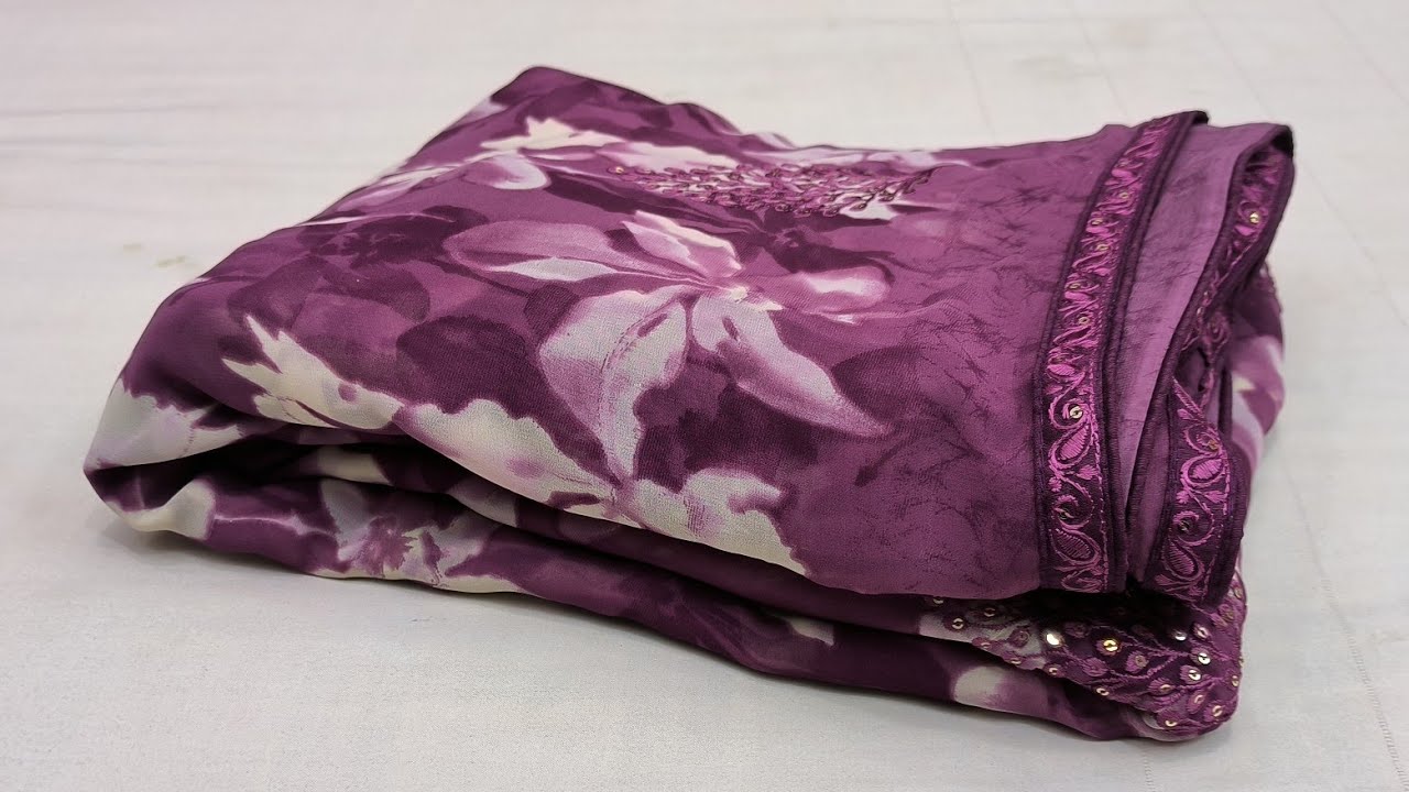 Soft Georgette Sarees#rohittextiles ₹Work Saree