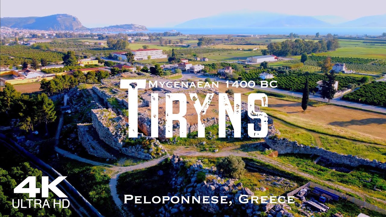 TIRYNS 🇬🇷 &Tau;ί&rho;&upsilon;&nu;&theta;&alpha;, Mycenaean Citadel 1400 BC 🏛️ Drone Aerial &Tau;ί&rho;&upsilon;&nu;&sigmaf; &Alpha;&rho;&gamma;&omicron;&lambda;ί&delta;&alpha; &Pi;&epsilon;&lambda;&omicron;&pi;ό&nu;&nu;&eta;&sigma;&omicron;&sigmaf; Greece