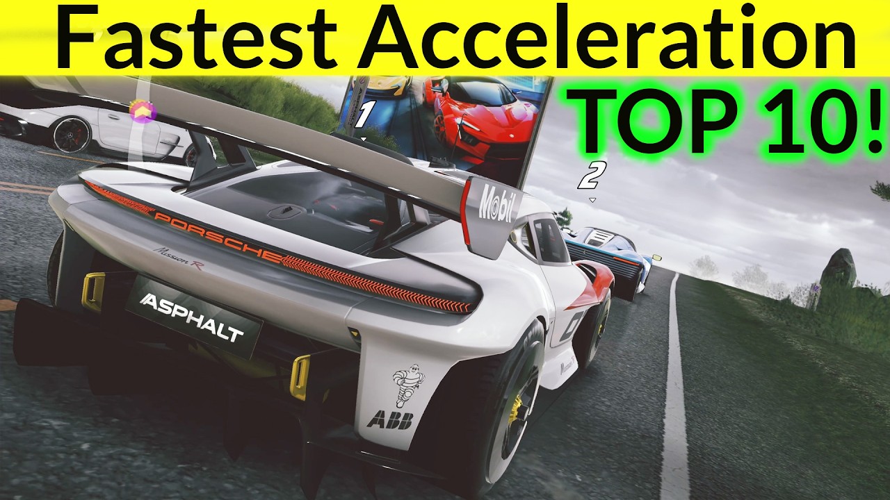 ASPHALT LEGENDS | CLASS C | FASTEST ACCELERATION [TOP 10]