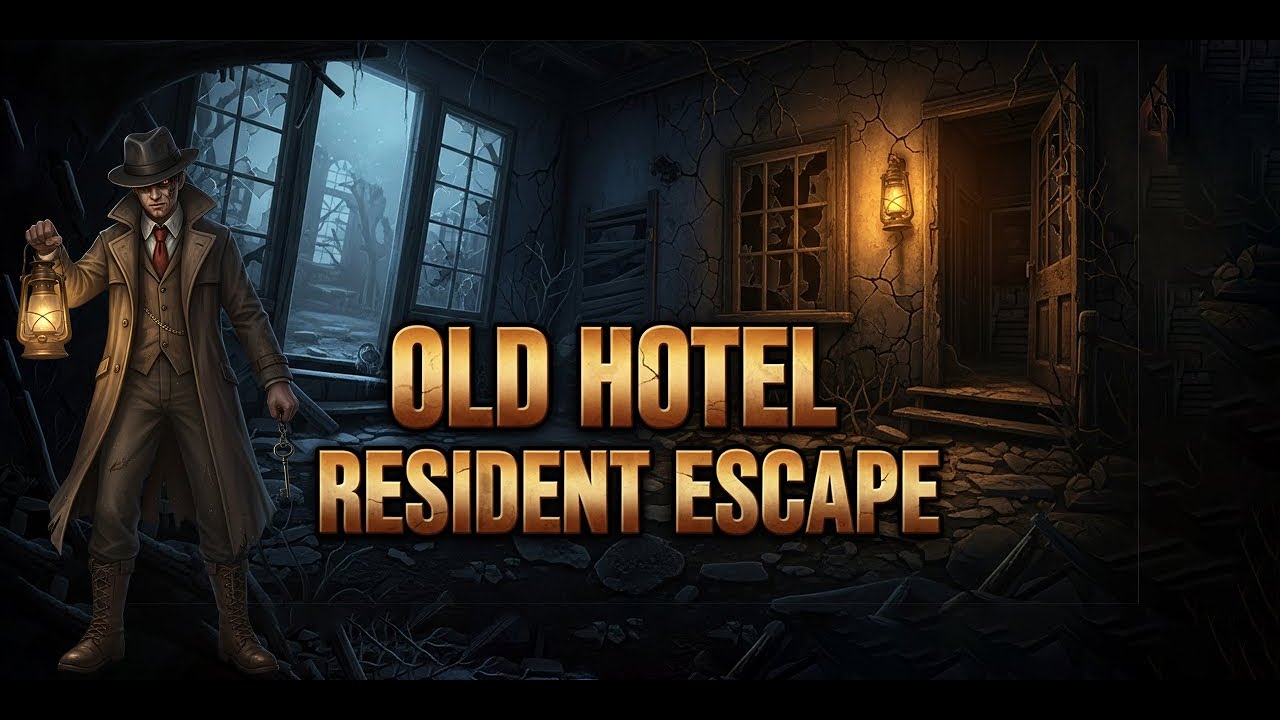 G4K Old Hotel Resident Escape Game| Games4King Walkthrough