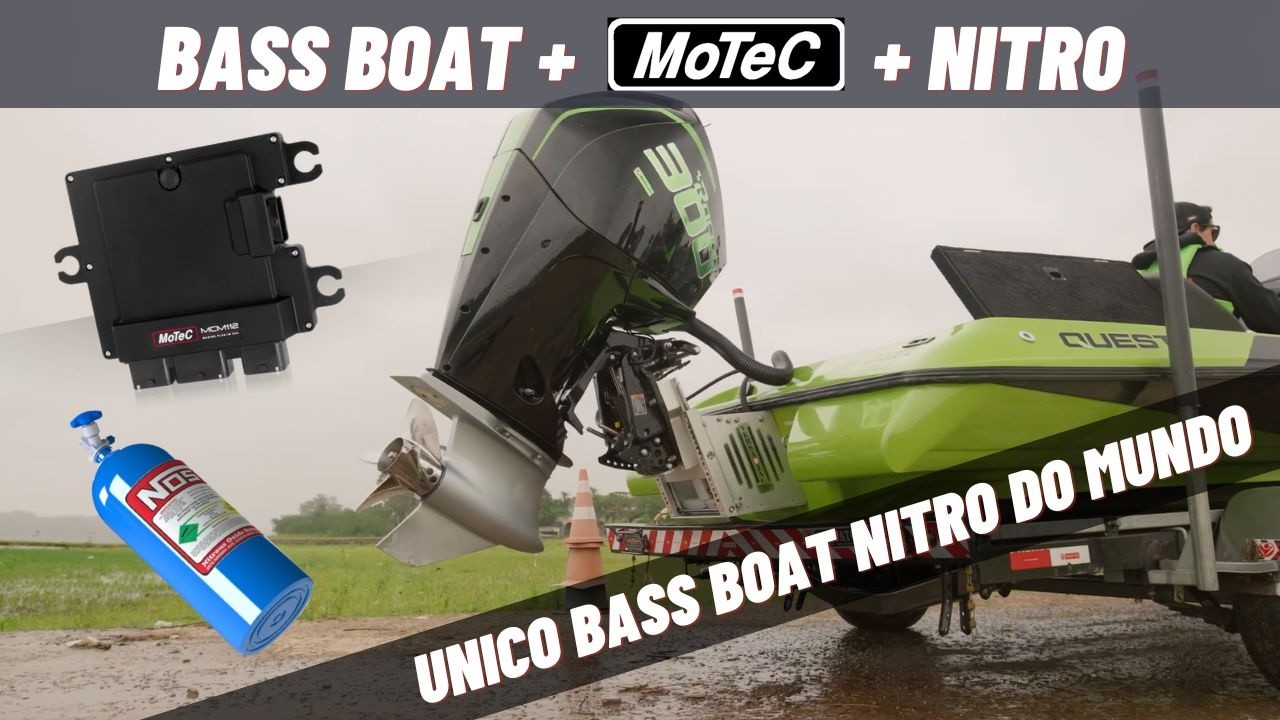 1º Bass Boat de MoTeC e Nitro no mundo! MCM112 + Mercury 300R | P1 Performance