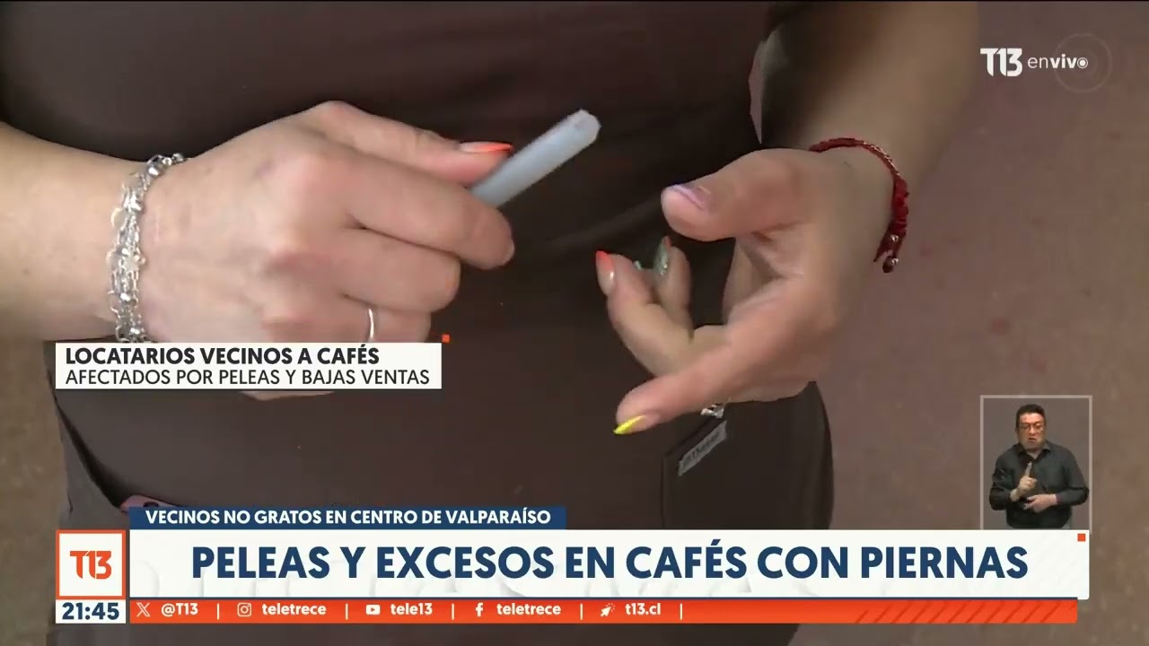 Peleas y excesos en cafés con piernas en Valparaíso
