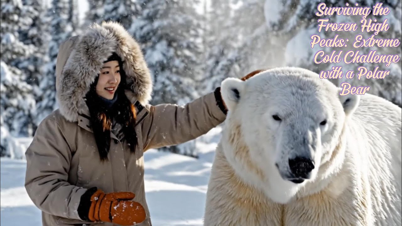 Surviving the Frozen High Peaks Extreme Cold❄️| -50&deg;C with a Polar Bear! | Kirin Frozen