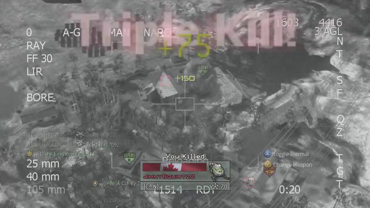 Modern Warfare 2- DOUBLE Nuke On Estate With AC130