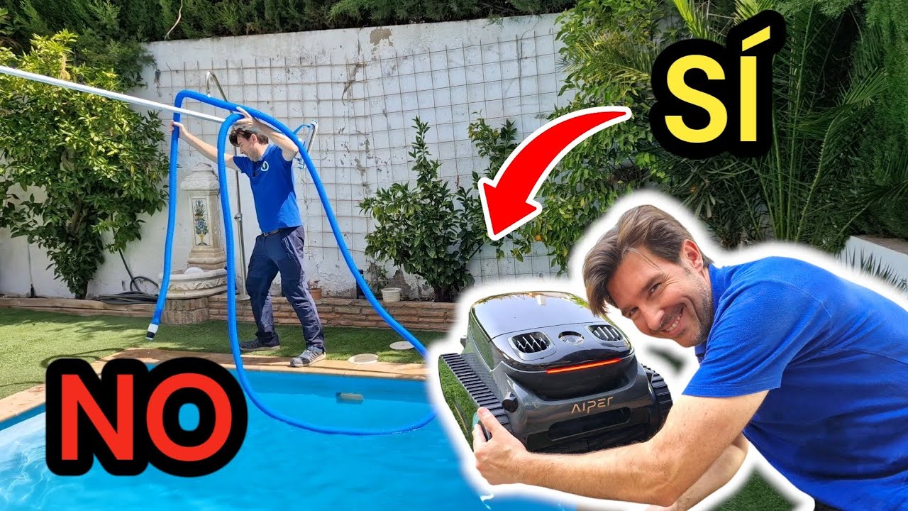 NO LIMPIES ASÍ tu PISCINA 🏊‍♂️ mejor QUE lo haga SCUBA S1 PRO de AIPER (Robot Limpiador PISCINA)